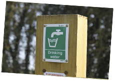 drinking water facilities. barefoot campsites, appleton